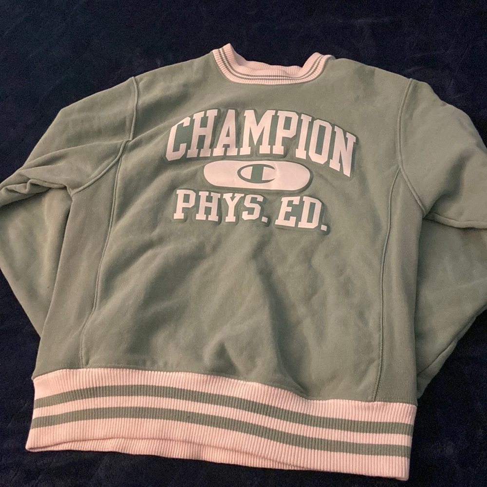 Green Champion Crewneck
